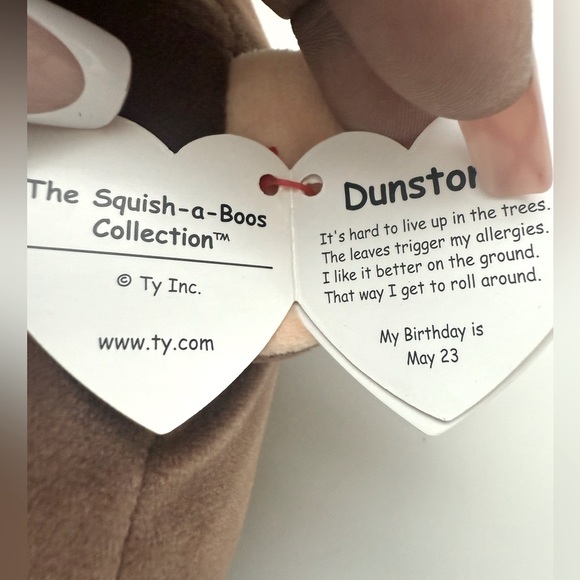 Ty Brown and Tan Monkey Plush NWT - Picture 9 of 11